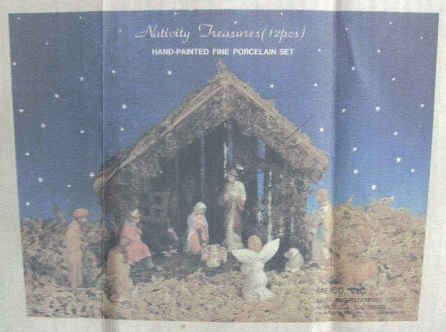 Nativity Treasures 12 Pc Nativity Set - No Box by Meico Inc-1