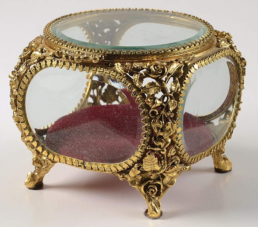 Matson Jewelry Boxes Square Jewelry Trinket Box - No Box by Matson-1