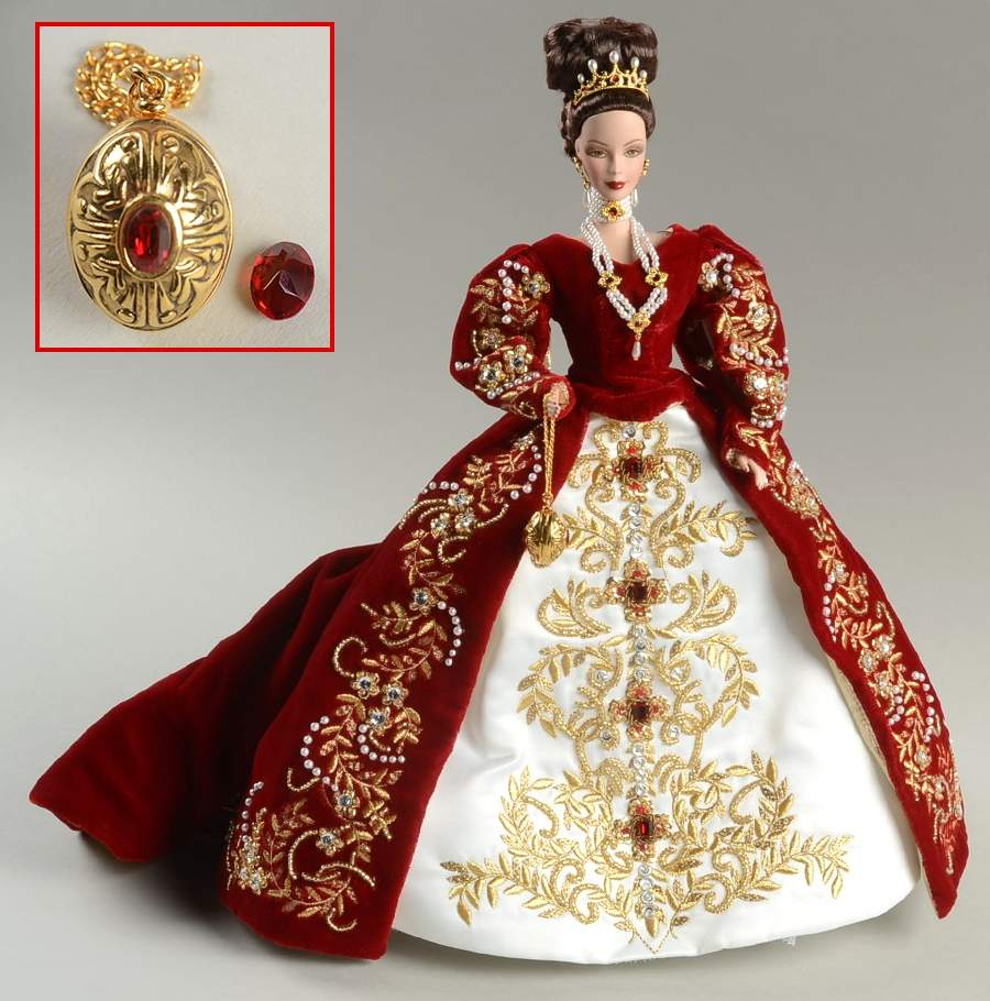Faberge Porcelain Collection Imperal Spendor Barbie - Boxed by Mattel-1