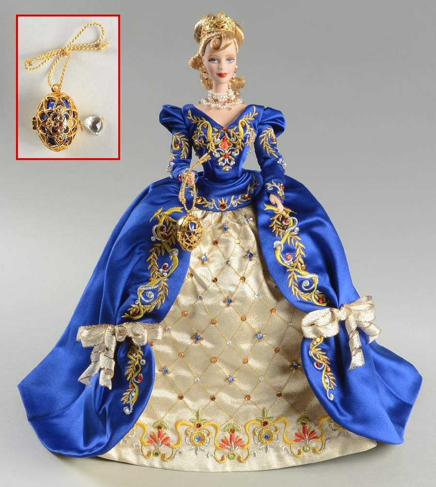 Faberge Porcelain Collection Imperial Elegance Barbie - With Box by Mattel-1