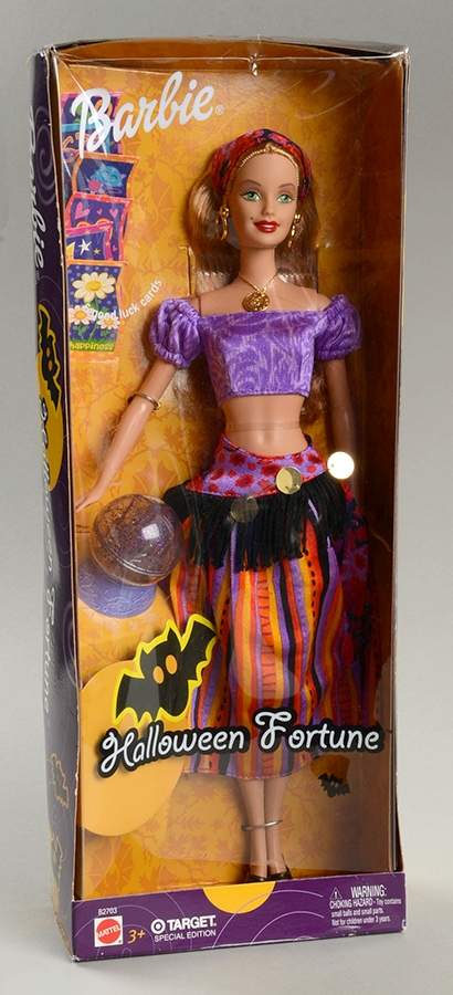 Halloween-Target Halloween Fortune Barbie - No Box by Mattel-1