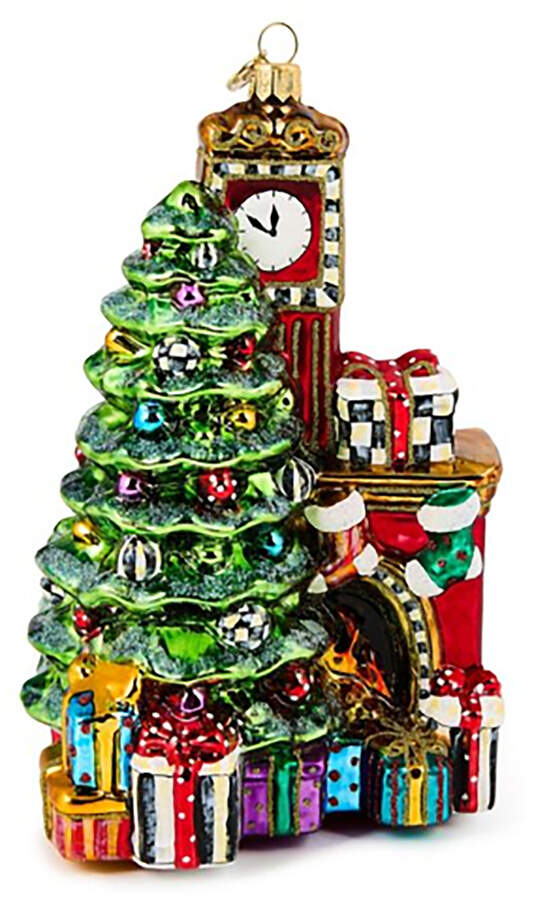 Courtly Christmas Ornaments Fireplace - No Box by MacKenzie-Childs-1