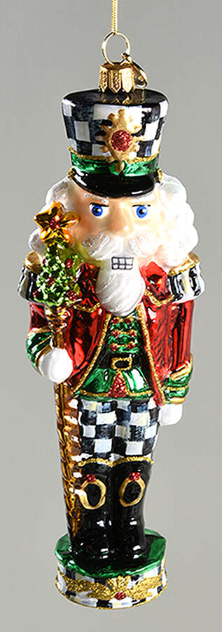 Courtly Christmas Ornaments Nutcracker - Boxed by MacKenzie-Childs-1