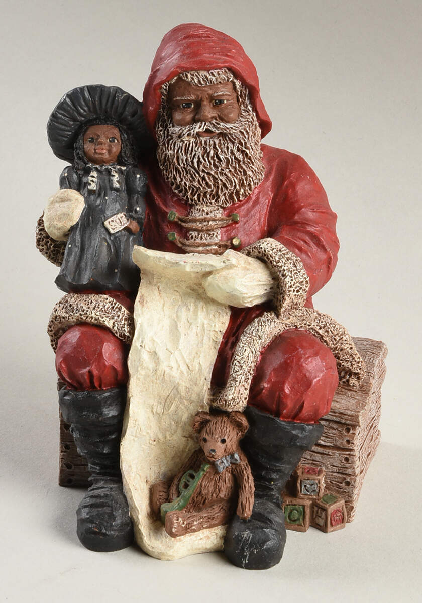 All God's Children Santas Santa Claus-Black-Signing Event - Boxed by Miss Martha Originals-1