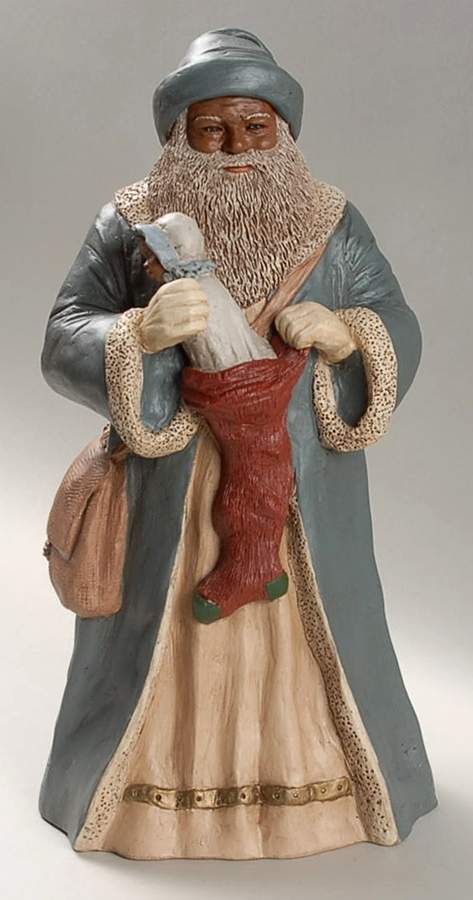 All God's Children Santas Father Christmas-Black - Boxed by Miss Martha Originals-1