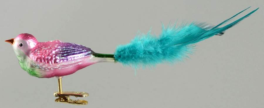 Bride's Tree Collection Pastel Songbird-Happiness & Joy - No Box by Old World Christmas (Newer)-1