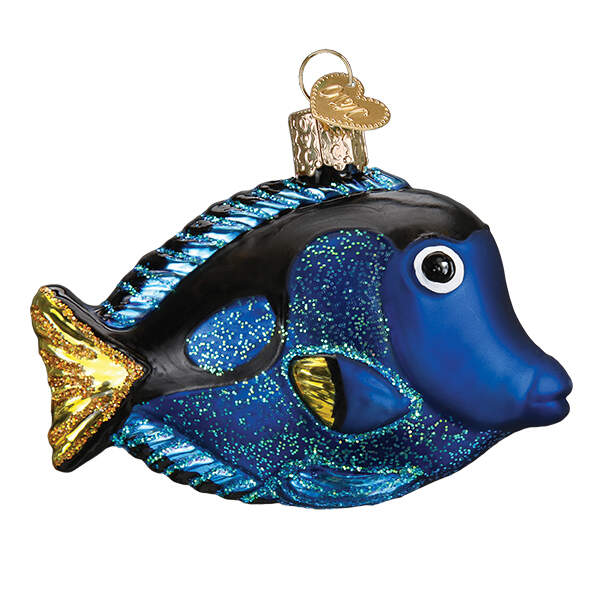 Fish and Marine Life Pacific Blue Tang - No Box by Old World Christmas (Newer)-1