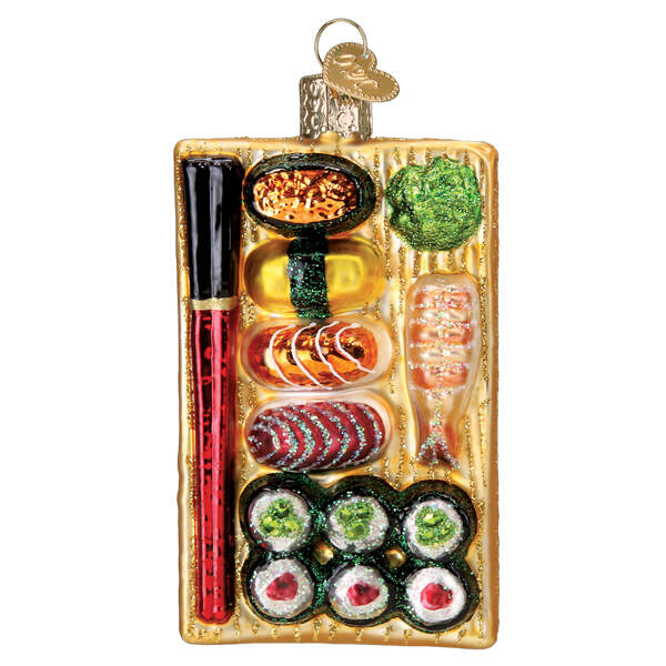 Food and Drink Sushi Platter - No Box by Old World Christmas (Newer)-1