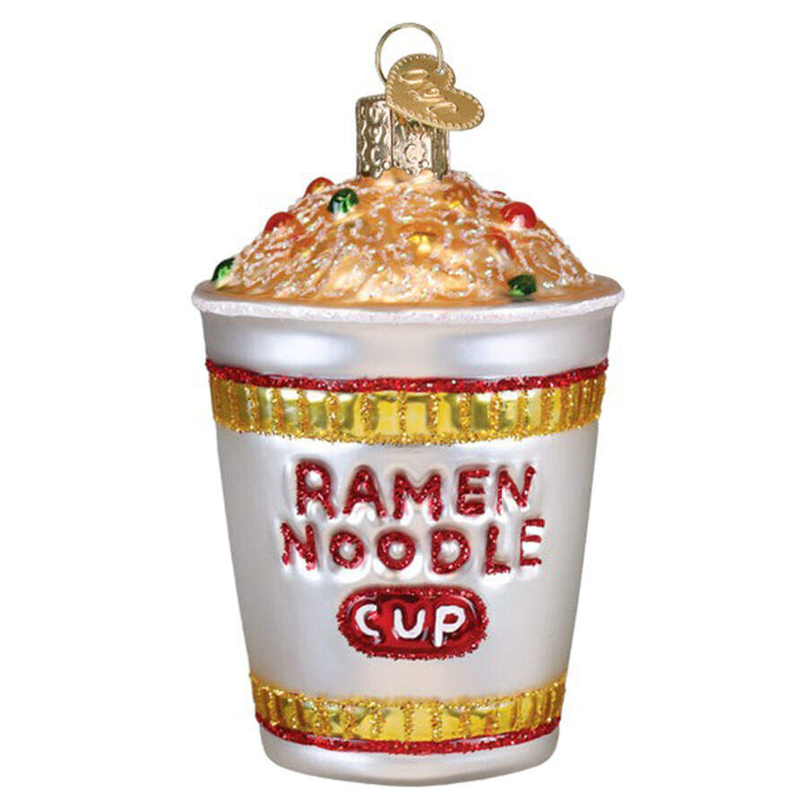 Food and Drink Ramen Noodle Cup - Nb715, No Box by Old World Christmas (Newer)-1