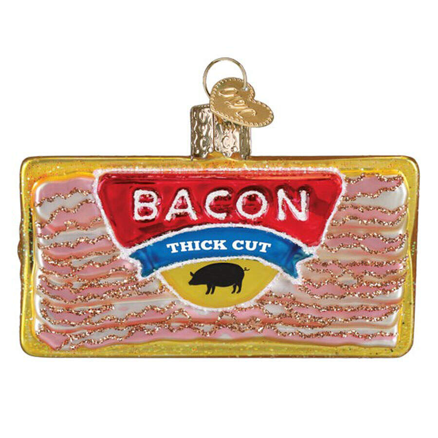 Food and Drink Pack Of Bacon - Nb713, No Box by Old World Christmas (Newer)-1
