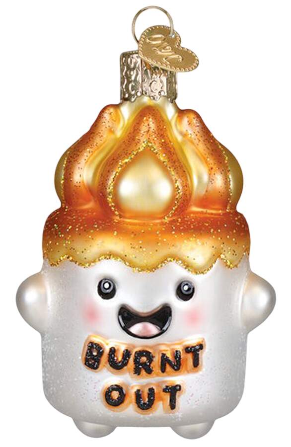 Food and Drink Burnt-Out Marshmallow - Nb726, No Box by Old World Christmas (Newer)-1