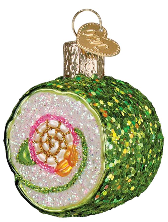 Food and Drink Shimmering Sushi Roll - Nb741, No Box by Old World Christmas (Newer)-1
