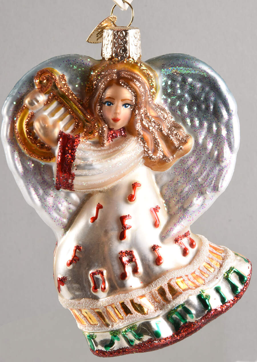 Angels Take Note Angel - No Box by Old World Christmas (Newer)-1