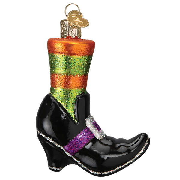 Halloween Witches Shoe - No Box by Old World Christmas (Newer)-1