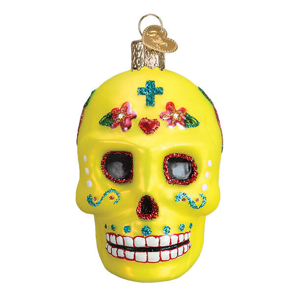 Halloween Sugar Skull - No Box by Old World Christmas (Newer)-1