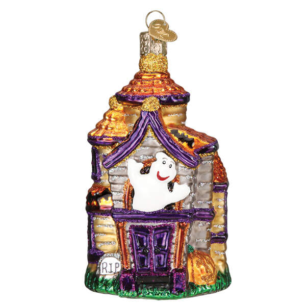 Halloween Haunted House - No Box by Old World Christmas (Newer)-1