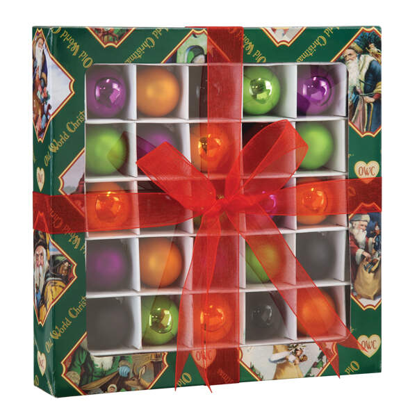 Halloween Halloween Balls-Set Of 25 - Boxed by Old World Christmas (Newer)-1