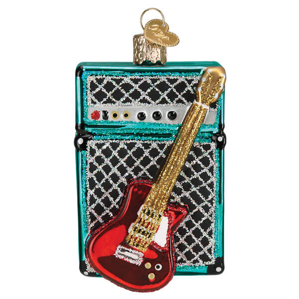 Music Guitar & Amp - No Box by Old World Christmas (Newer)-1