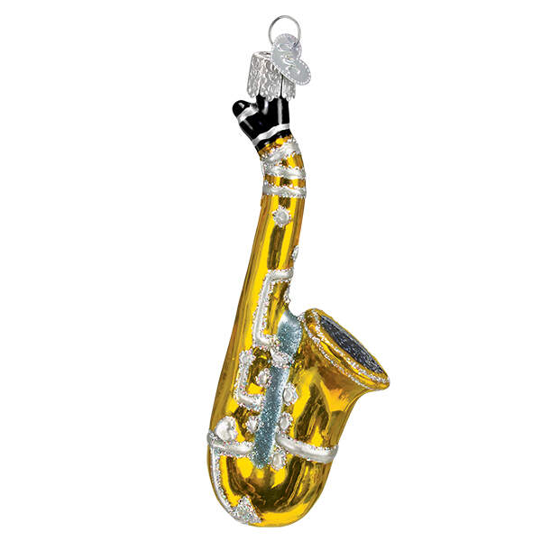 Music Saxophone - No Box by Old World Christmas (Newer)-1