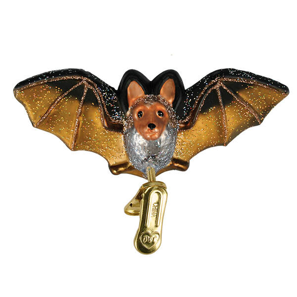 Animals Clip-On Bat - No Box by Old World Christmas (Newer)-1