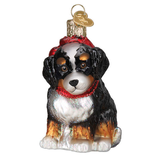 Animals Bernedoodle Puppy - Nb670, No Box by Old World Christmas (Newer)-1