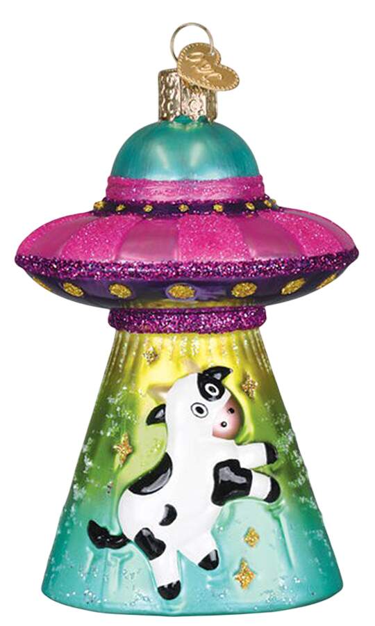 Animals Cow Abduction - Nb723, No Box by Old World Christmas (Newer)-1
