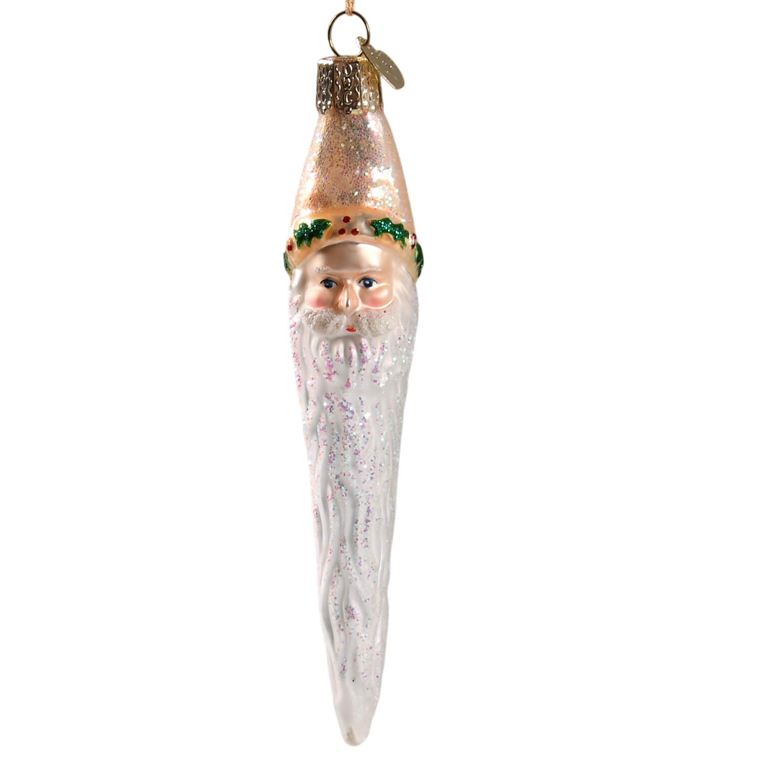 Santa and Mrs Claus Icicle Father Christmas - No Box by Old World Christmas (Newer)-1