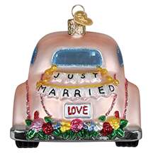 Love & Wedding Just Married Magic - No Box by Old World Christmas (Newer)-1