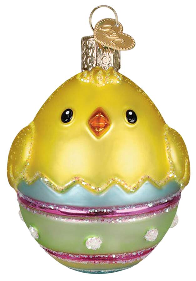 Easter Chick In Easter Egg - No Box by Old World Christmas (Newer)-1