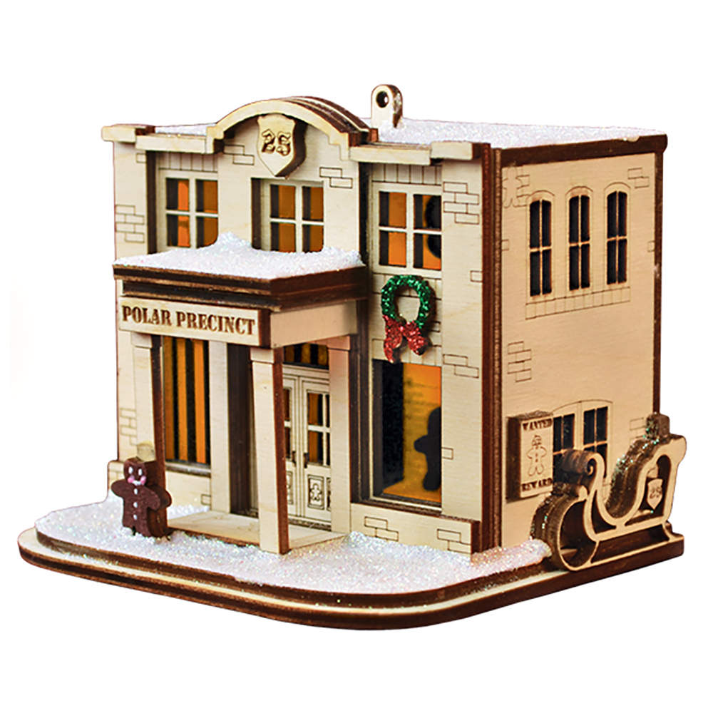 Ginger Cottages Polar Precinct #25 - Boxed by Old World Christmas (Newer)-1