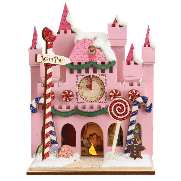 Ginger Cottages Santa's Magic Castle - With Box by Old World Christmas (Newer)-1