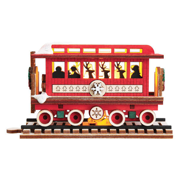 Ginger Cottages Passenger Car Elves - Boxed by Old World Christmas (Newer)-1