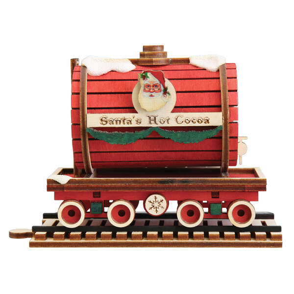 Ginger Cottages Santa's Hot Cocoa Tanker - Boxed by Old World Christmas (Newer)-1