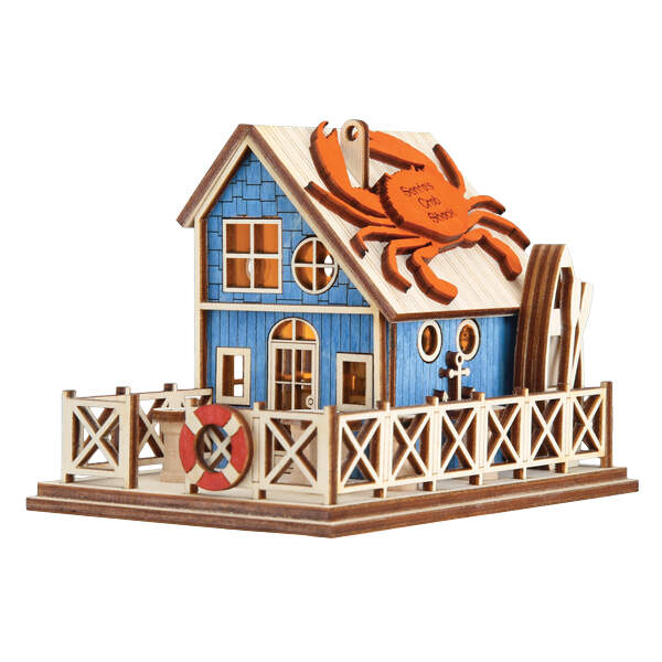 Ginger Cottages Crab Shack - Boxed by Old World Christmas (Newer)-1