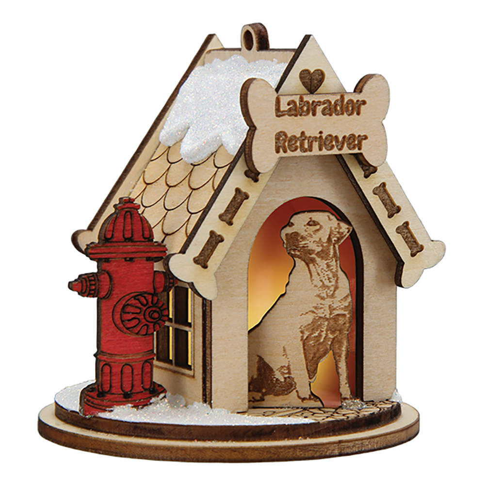K9 Cottages Labrador Retriever - Boxed by Old World Christmas (Newer)-1