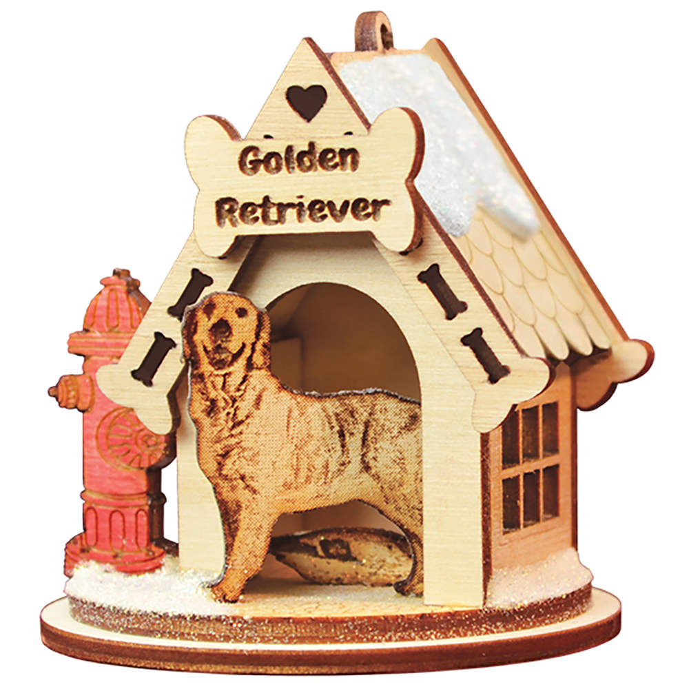 K9 Cottages Golden Retriever - Boxed by Old World Christmas (Newer)-1
