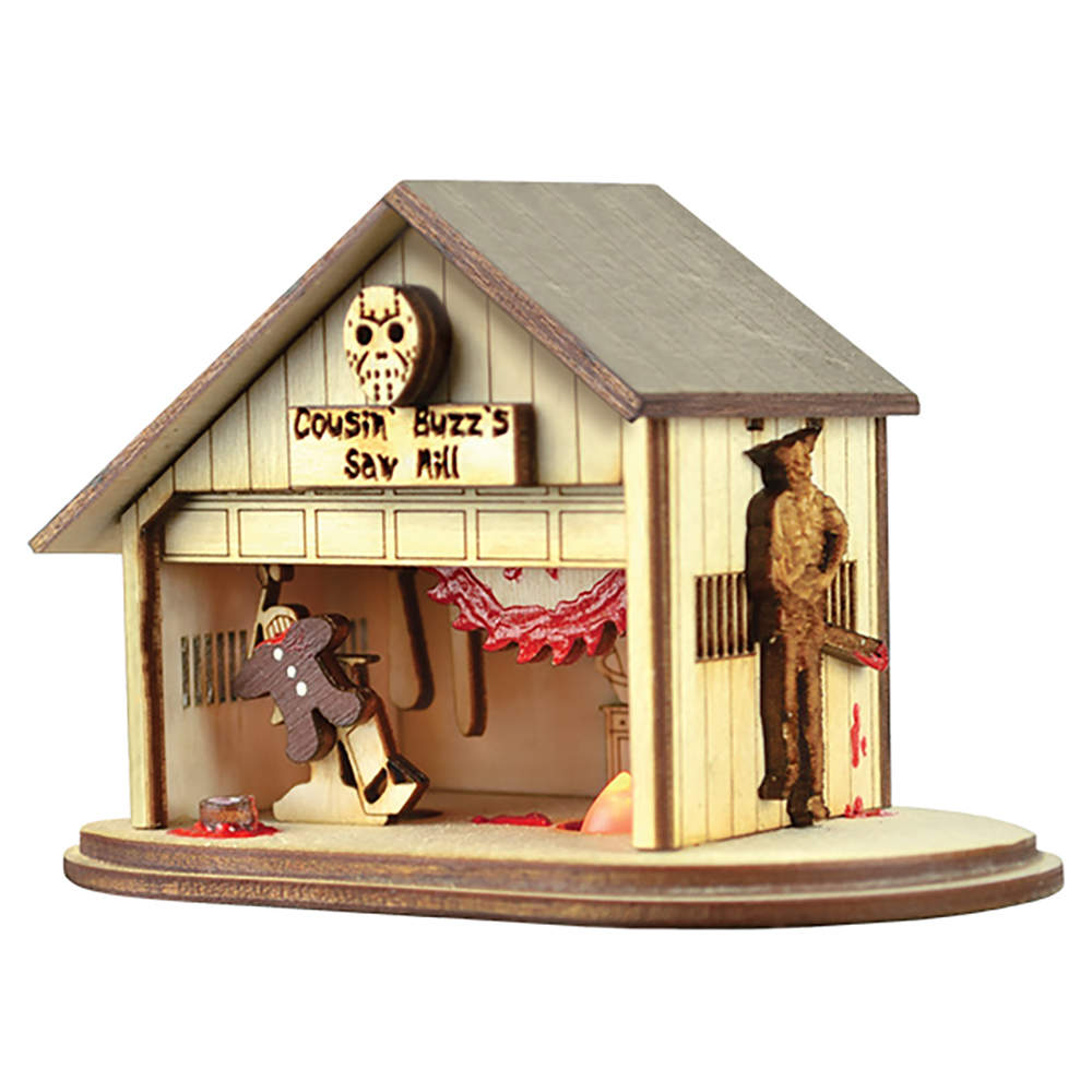 Ginger Boo Cousin Buzzy's Saw Mill - Boxed by Old World Christmas (Newer)-1