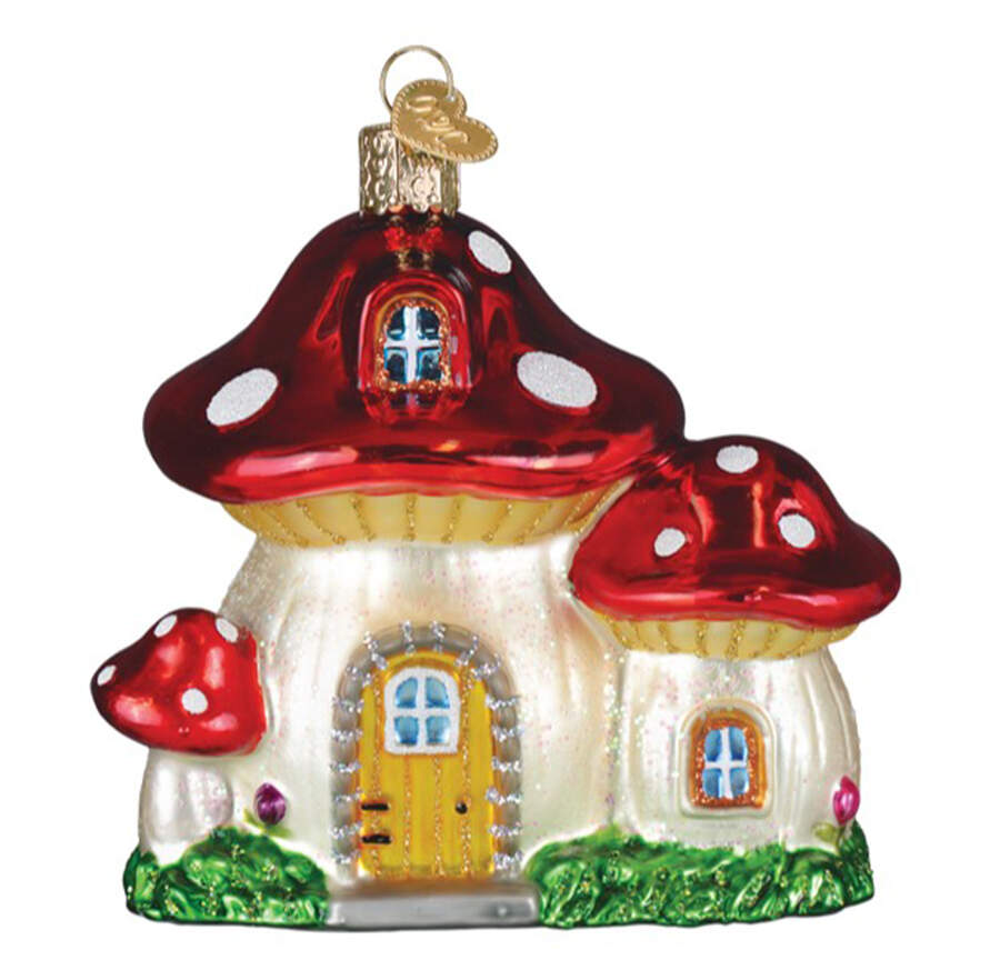 Buildings Mushroom House - No Box by Old World Christmas (Newer)-1