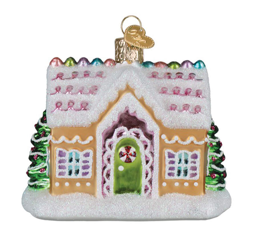 Buildings Sugar Coated Cottage - No Box by Old World Christmas (Newer)-1