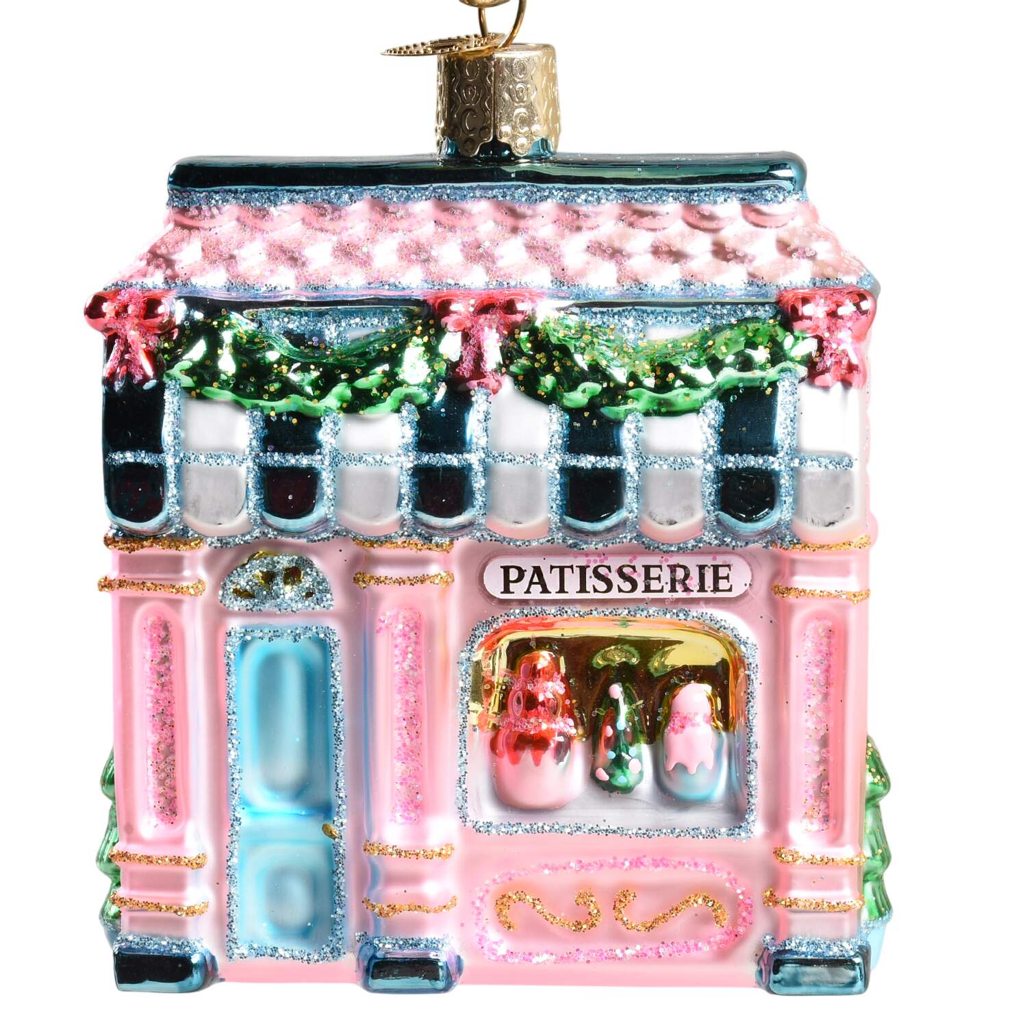 Buildings Patisserie Shop - No Box by Old World Christmas (Newer)-1