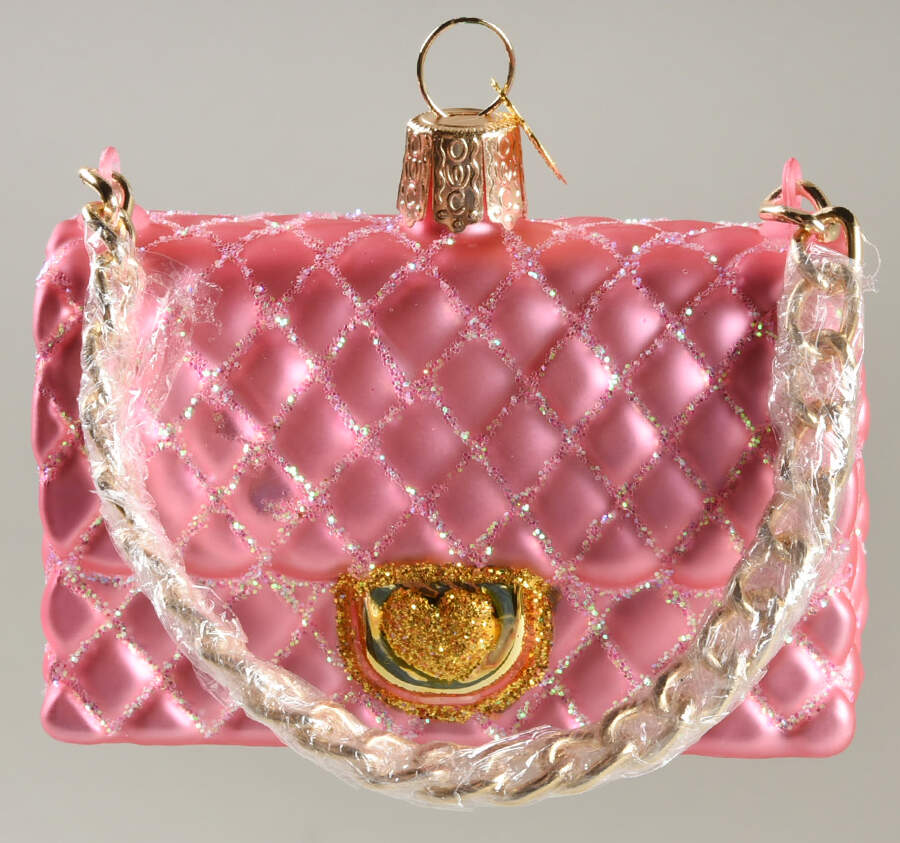 Clothing & Footwear - Fashion Quilted Purse - Nb673, No Box by Old World Christmas (Newer)-1
