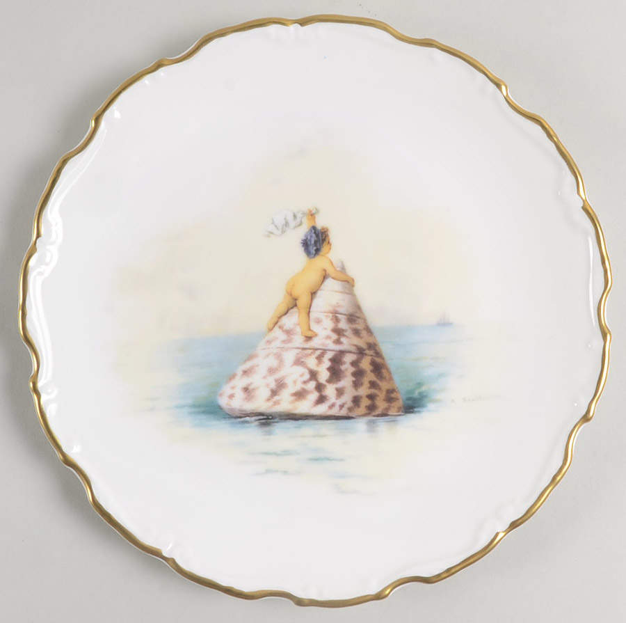 Cupid and Shells Sailor's Knot - No Box by Minton-1
