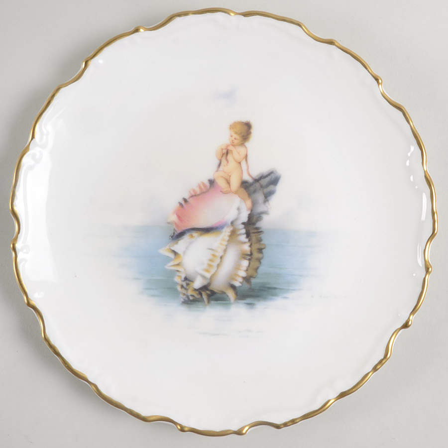Cupid and Shells Ship Ahoy - No Box by Minton-1