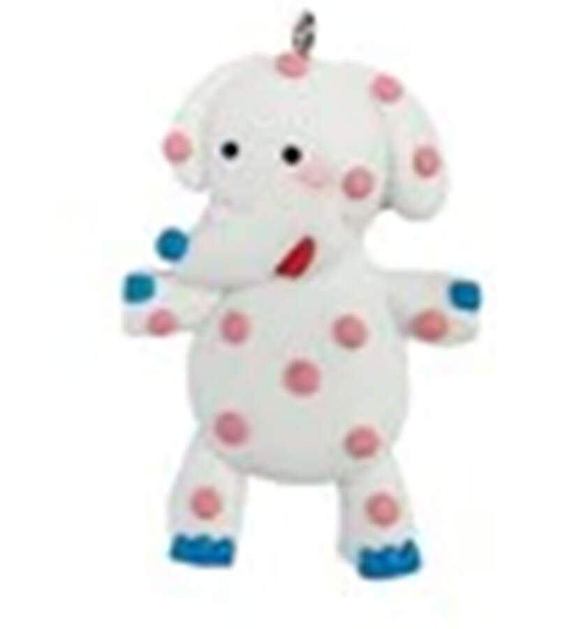 Rudolph Advent Calender Spotted Elephant - No Box by Old World Christmas (Newer)-1