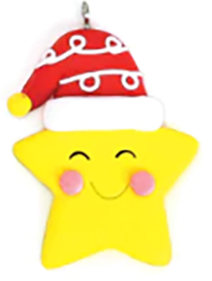 Advent Calendar Star With Red Hat - No Box by Old World Christmas (Newer)-1