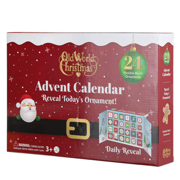 Advent Calendar Advent Calendar W/Ornaments - With Box by Old World Christmas (Newer)-1