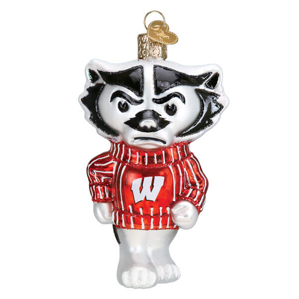 Collegiate Mascot Collection Wisconsin Bucky - Boxed by Old World Christmas (Newer)-1