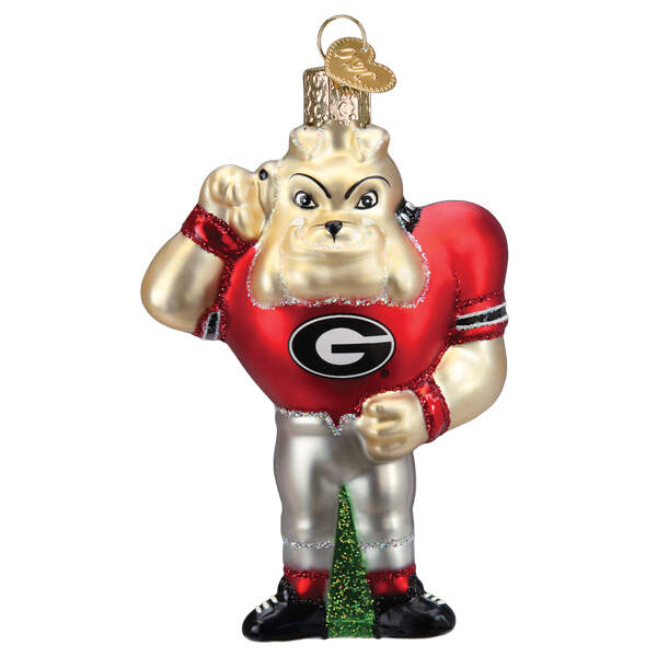 Collegiate Mascot Collection Georgia Hairy Dawg - Boxed by Old World Christmas (Newer)-1