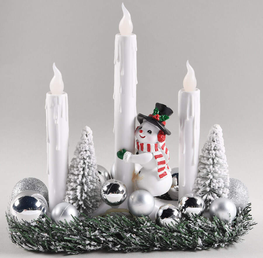 Nostalgic Giftware Snowman Candolier-Lighted - No Box by Mr Christmas-1