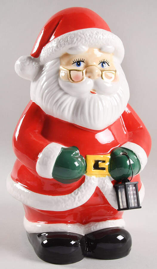 Nostalgic Giftware 12 In. Santa With Lantern-Lighted - No Box by Mr Christmas-1